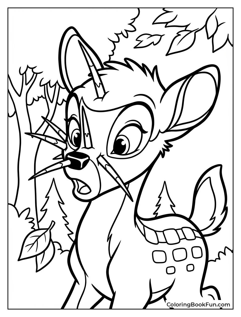 Bambi with Prickly Quills