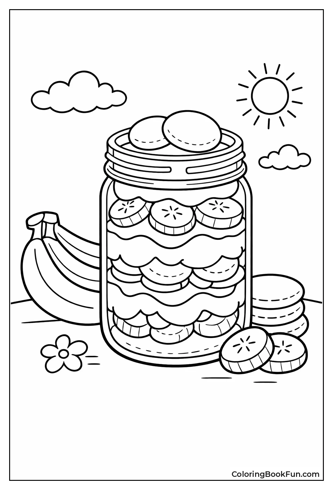 Banana Pudding in Jar