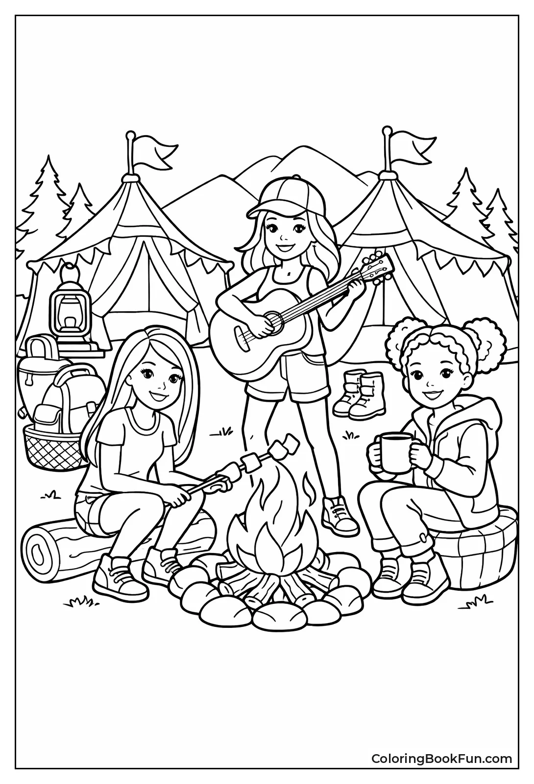 Barbie Camps in Pink