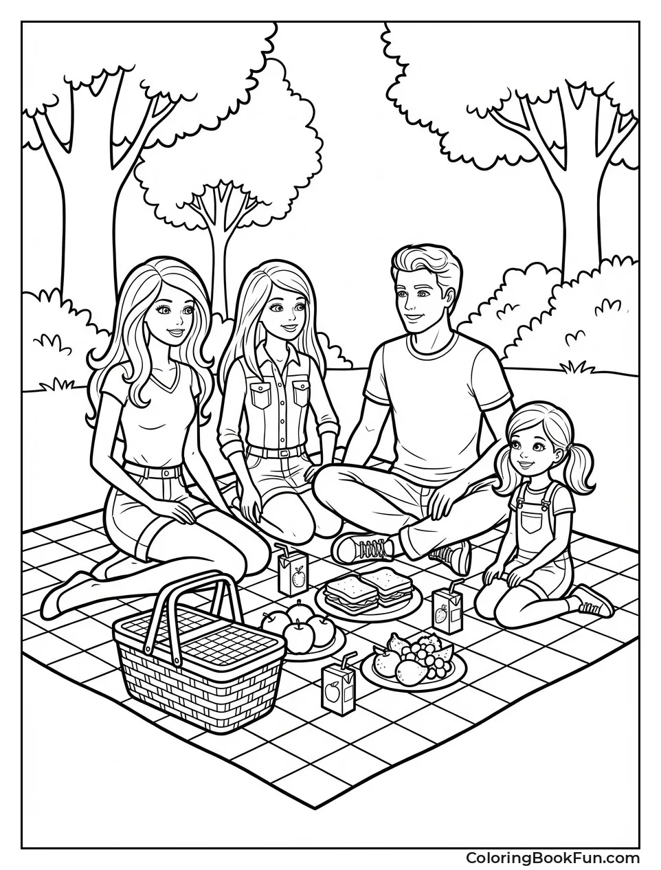 Family Picnics in Park