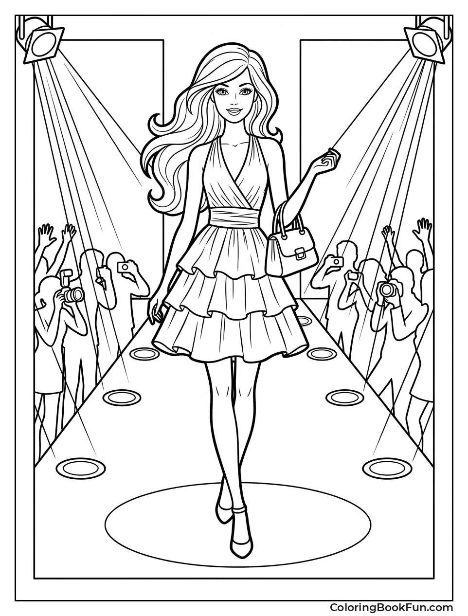 Barbie Struts on Runway