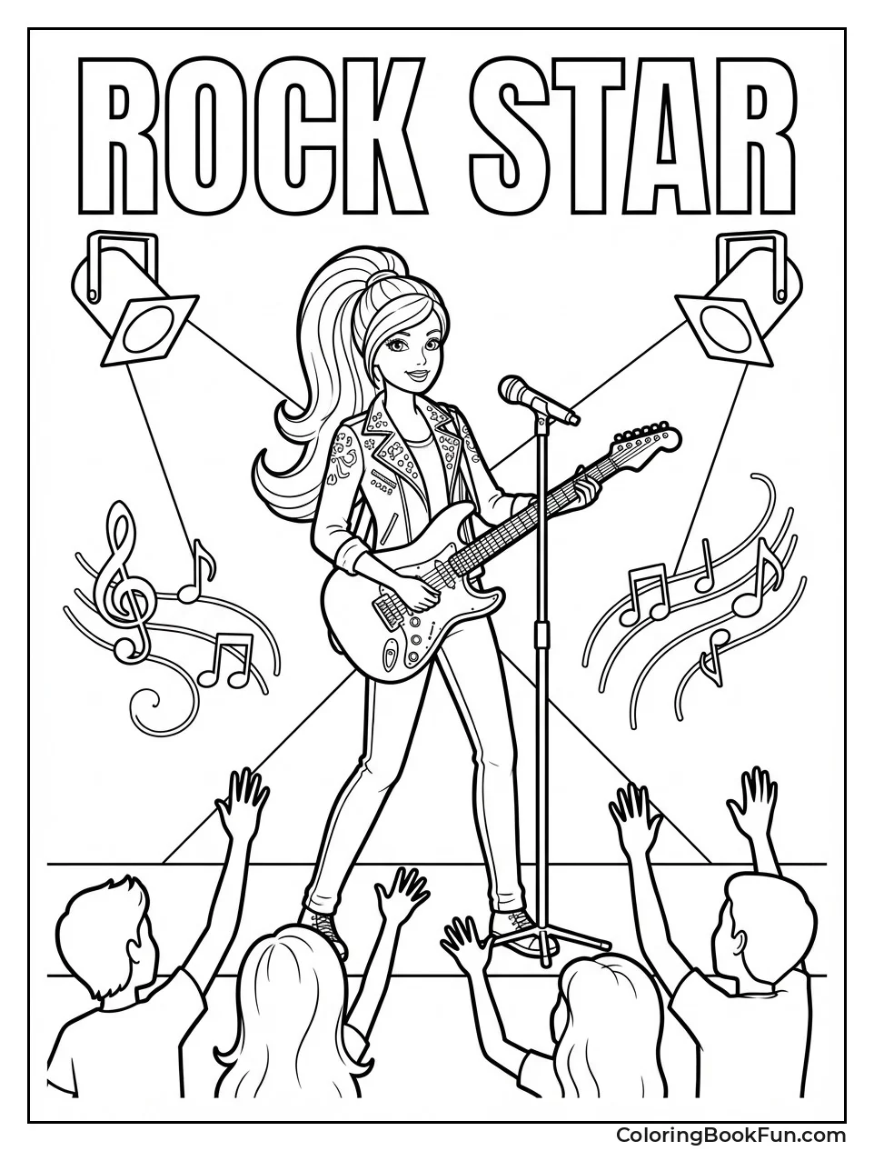 Rock Star Barbie Plays Guitar