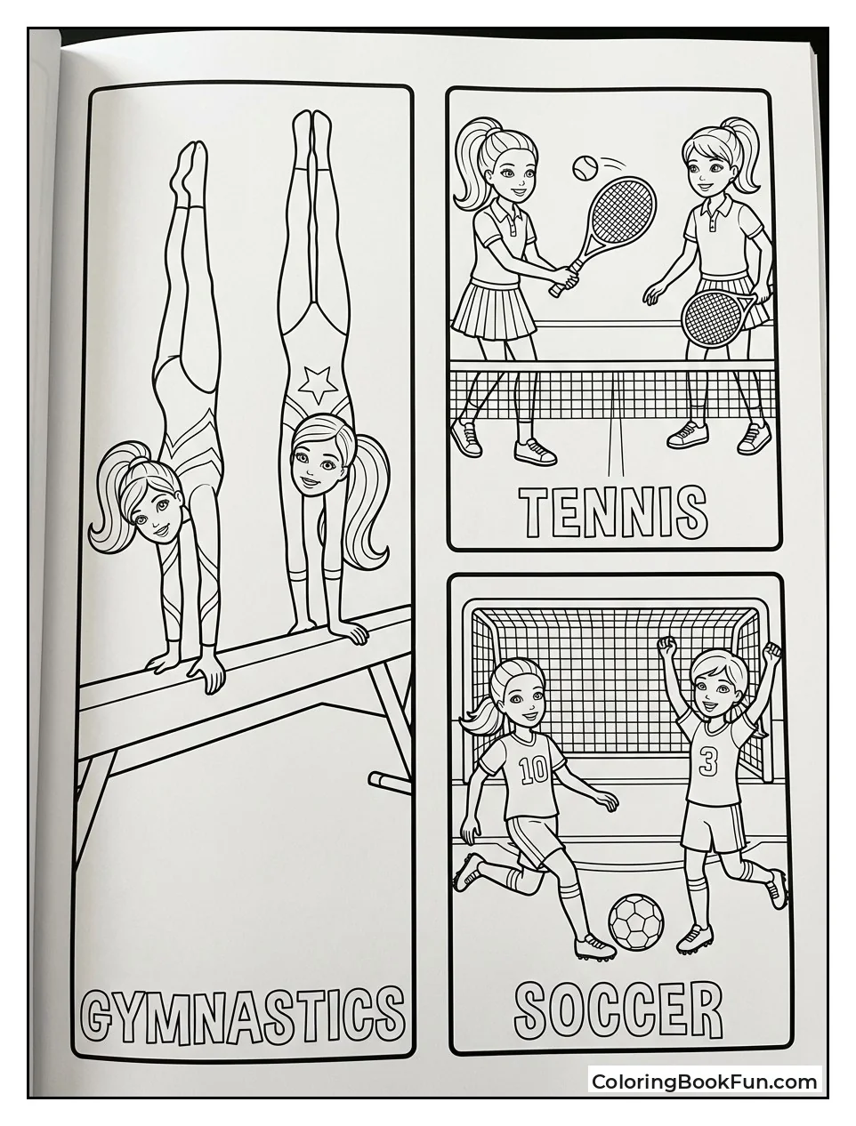 Barbie Gymnast Flips on Beam