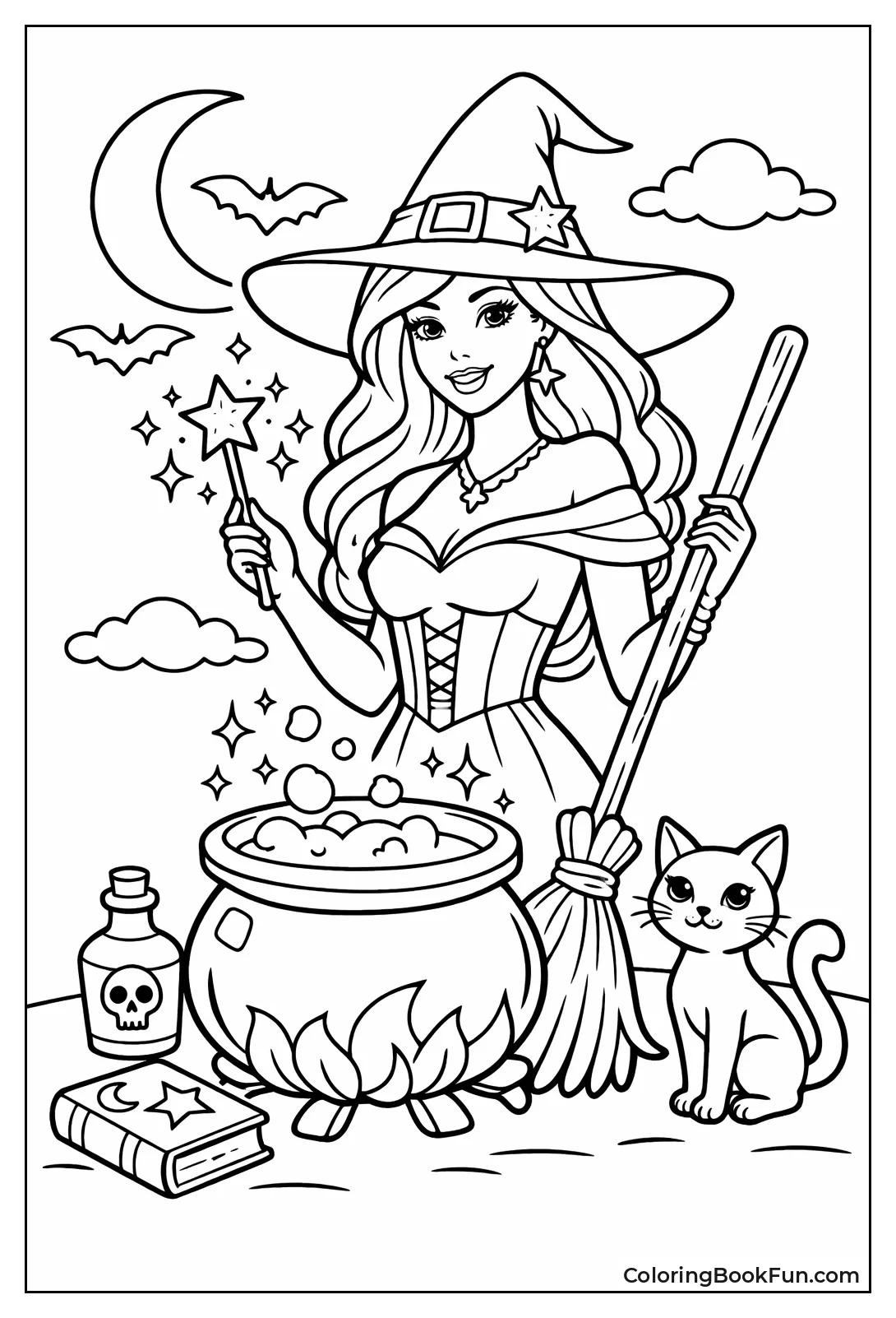 Glamorous Barbie as Witch