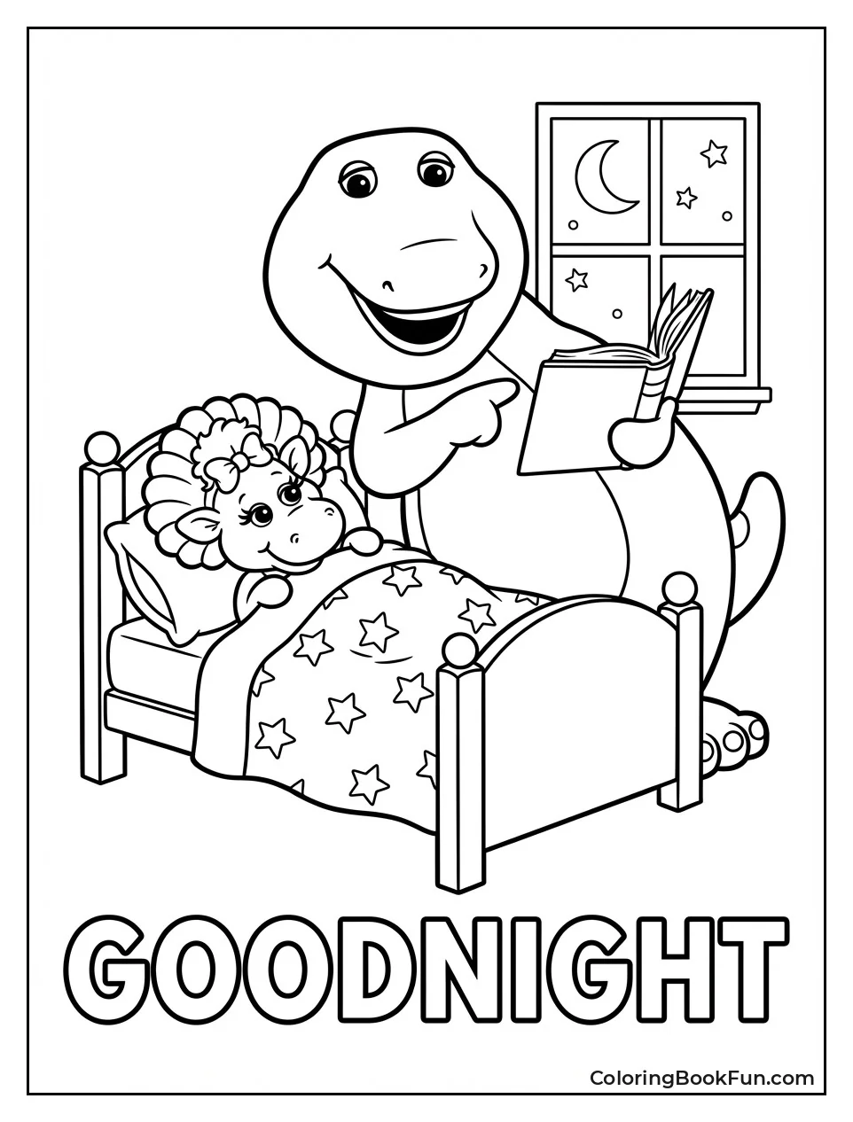 Tucking Baby Bop Bed