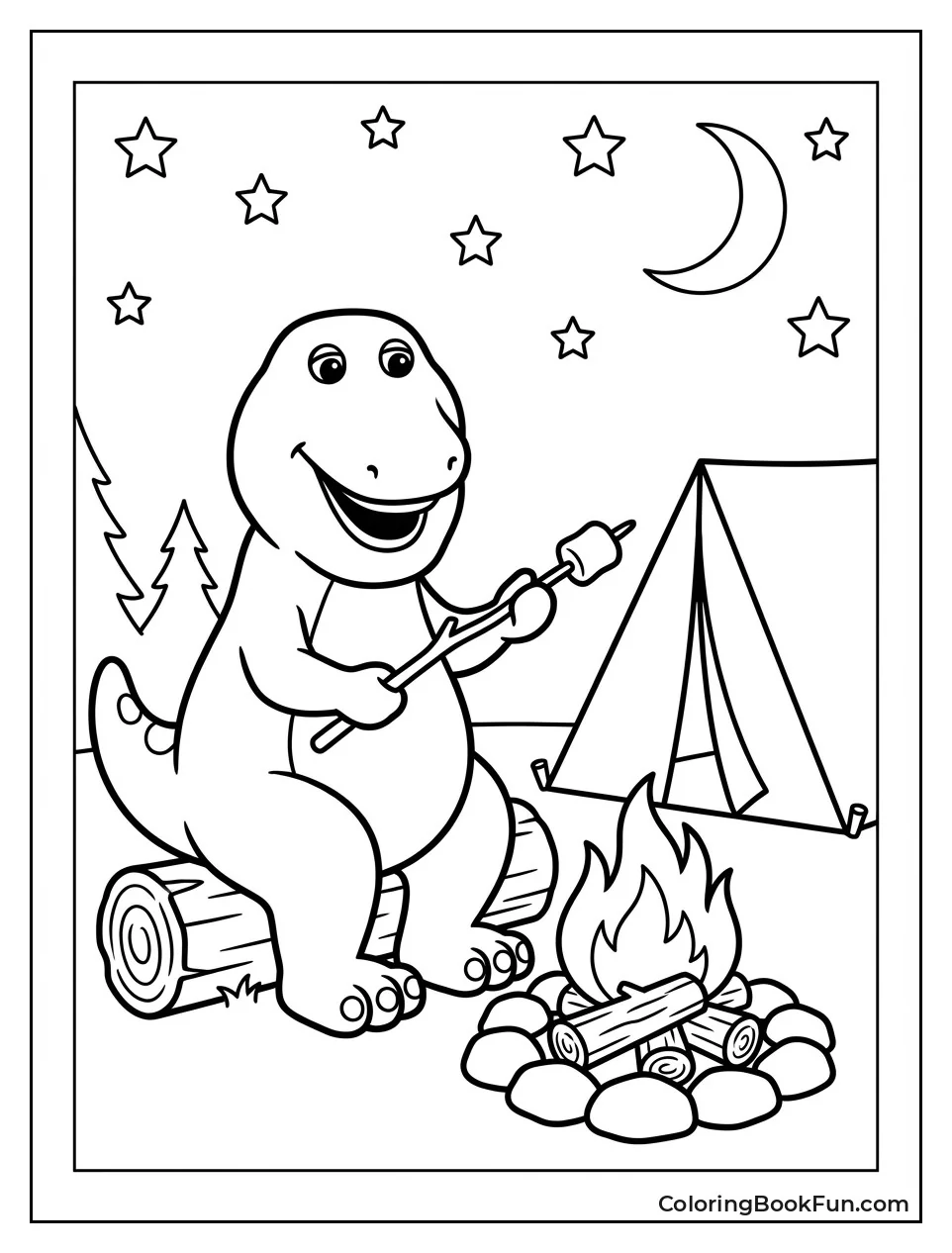 Campfire under Stars Tent