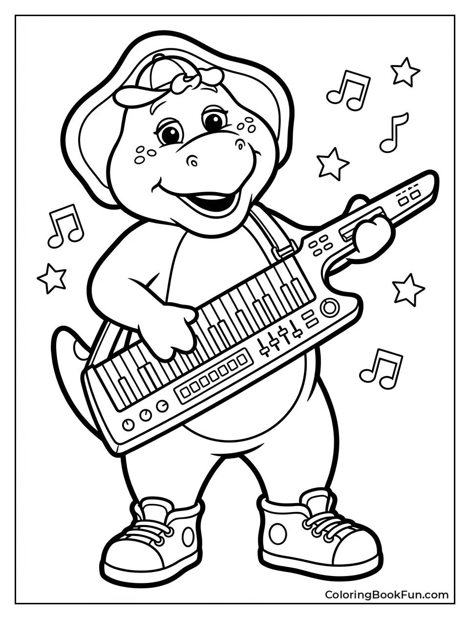 Riff Plays Keytar Music