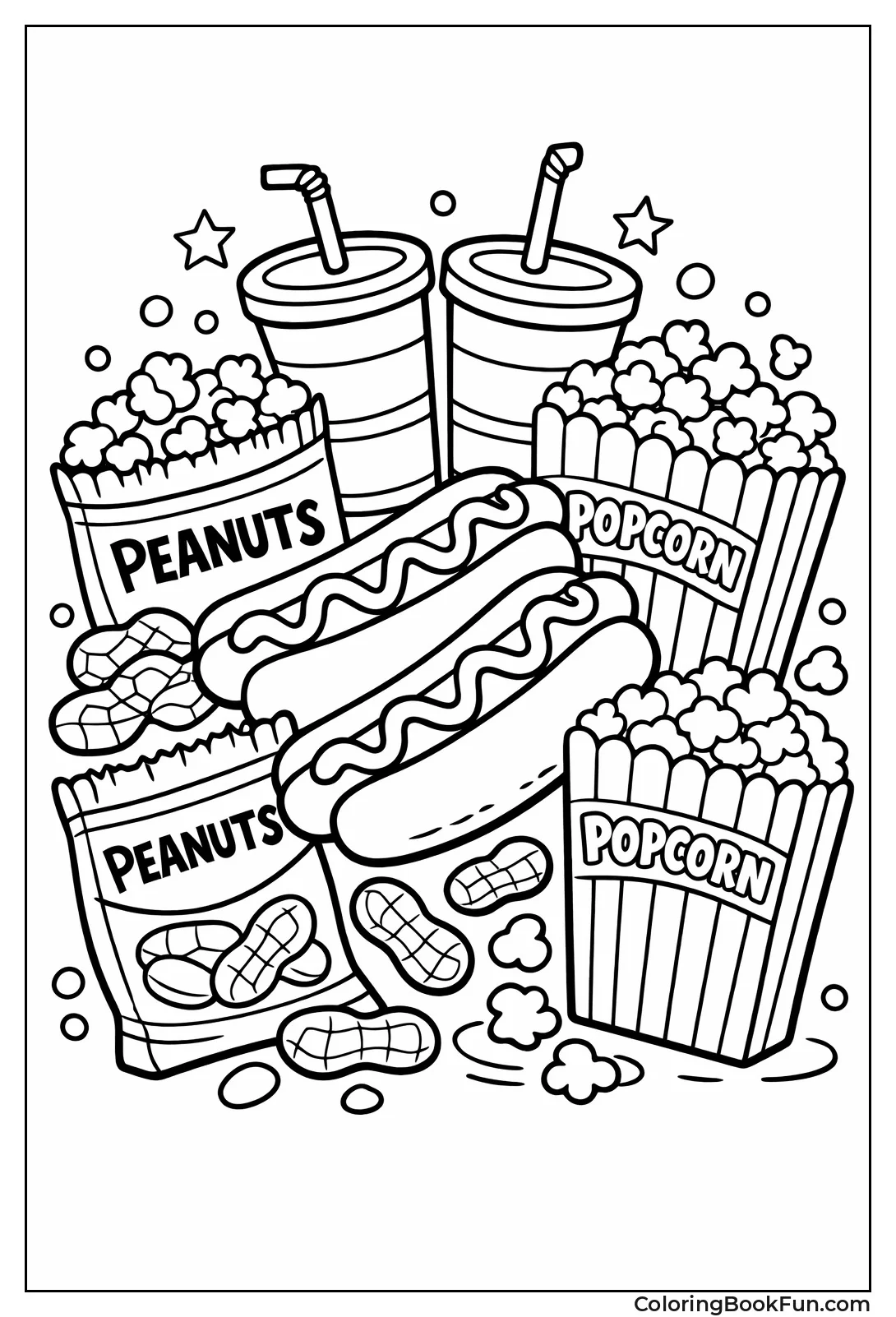 Snacks at Ballpark Stand