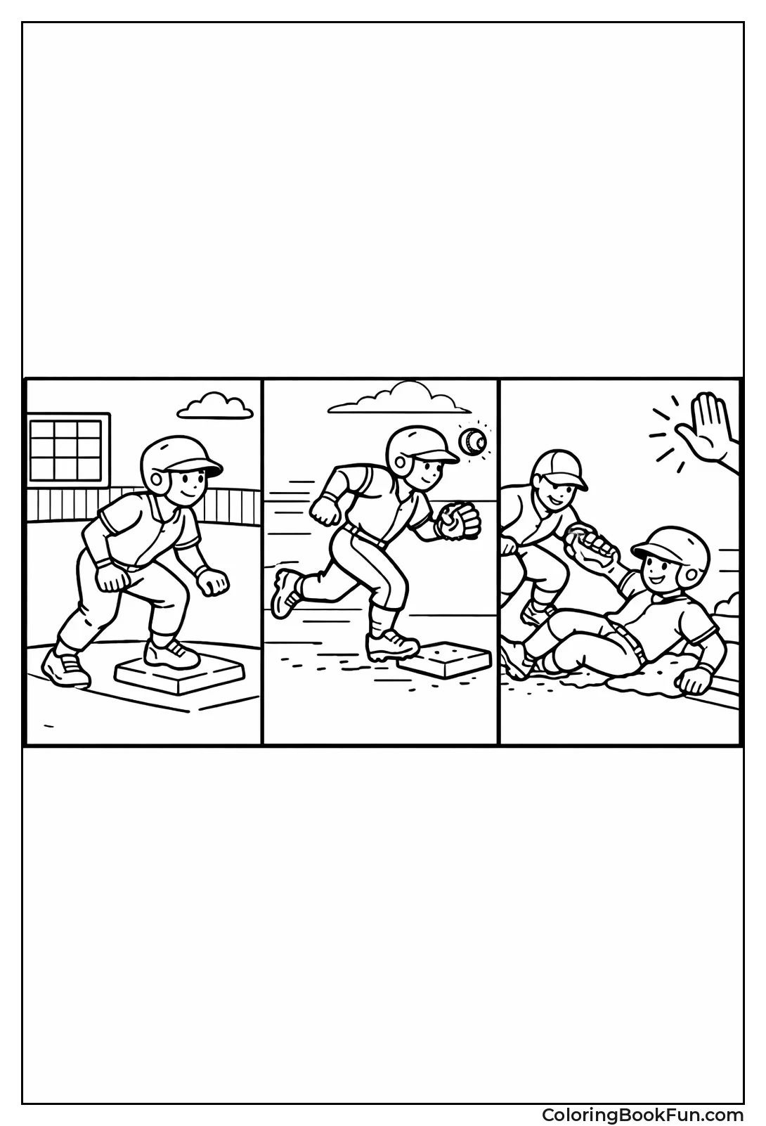 Runner Steals Second Base