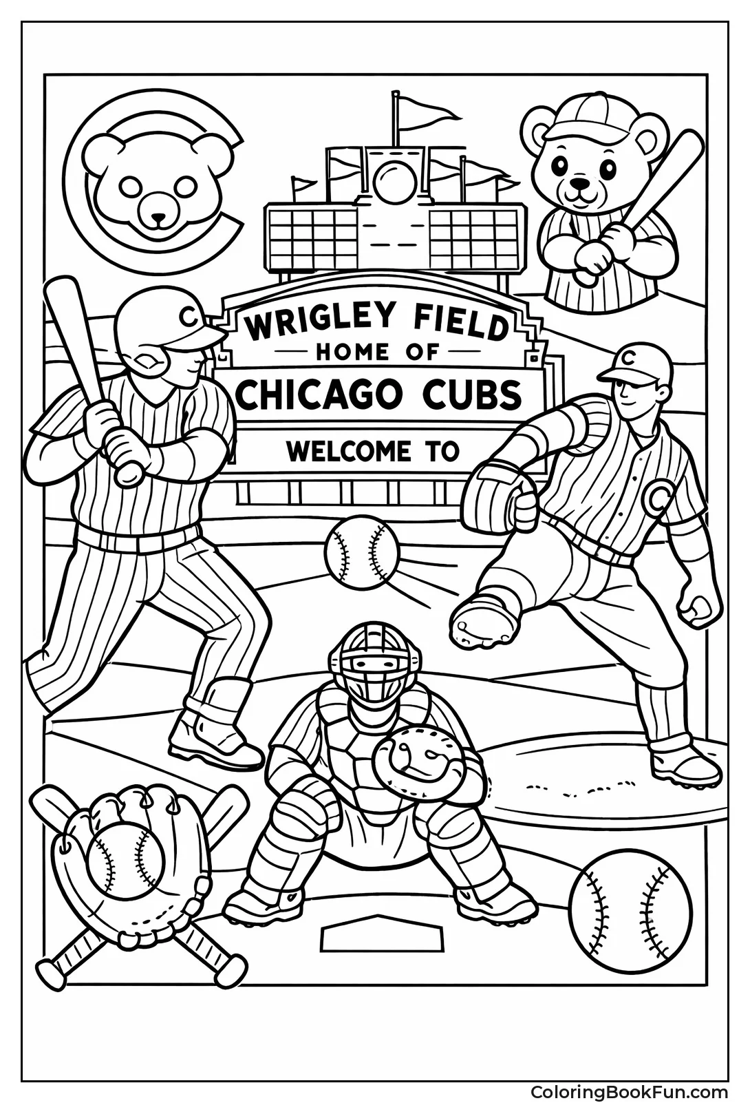 Cubs Play at Wrigley