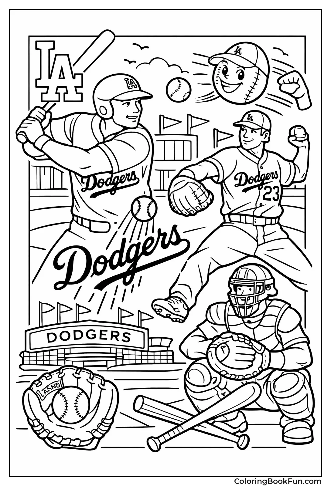 Dodgers Swing Blue Bats