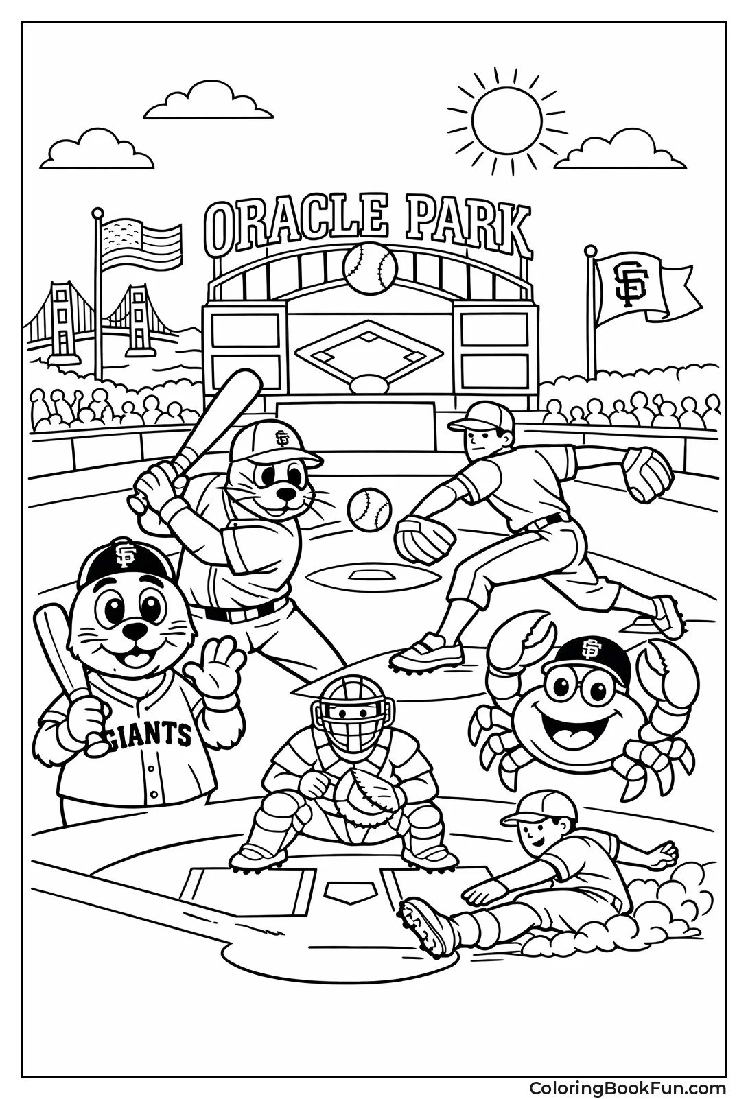 Giants Run Orange Field