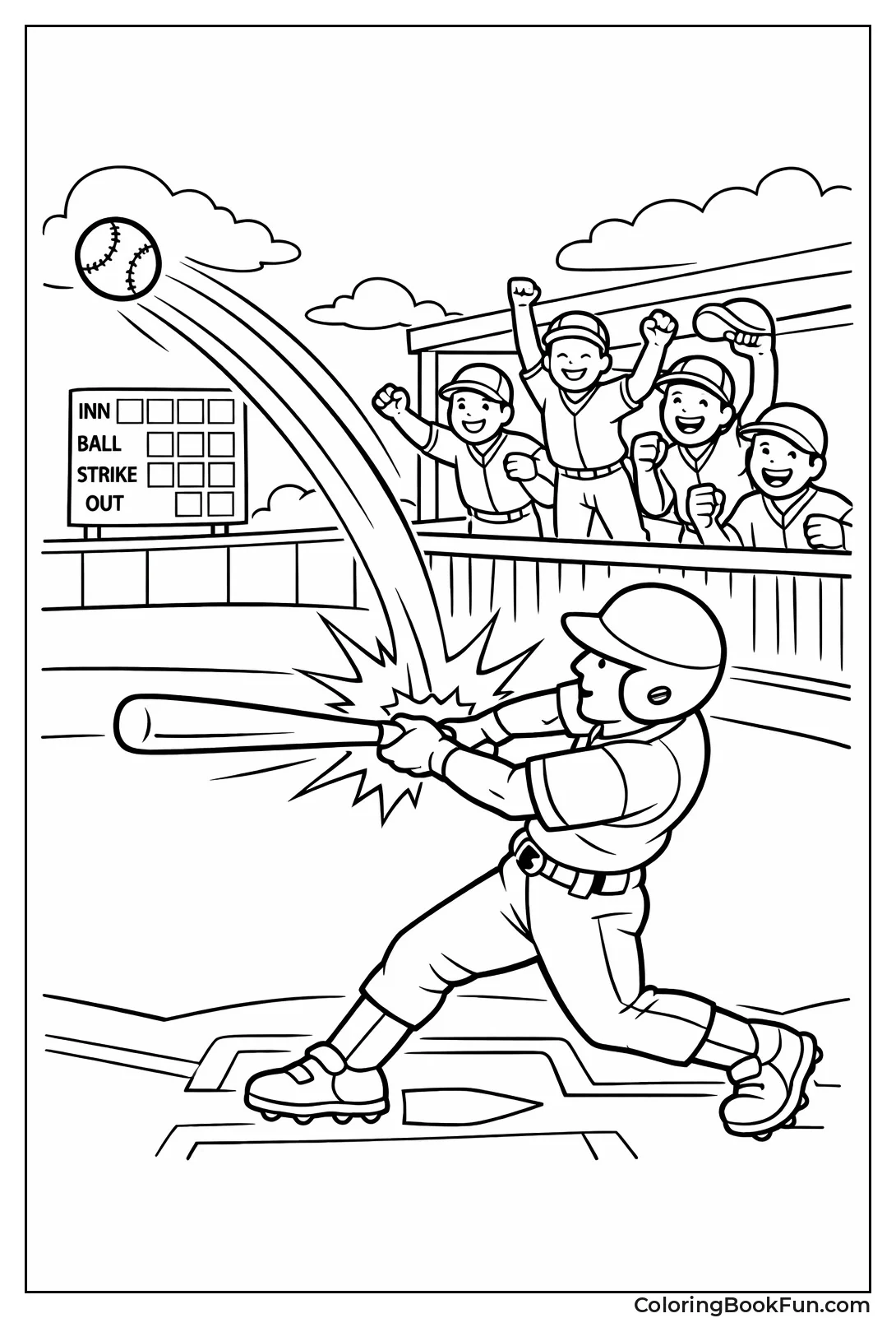 Batter Hits Grand Slam