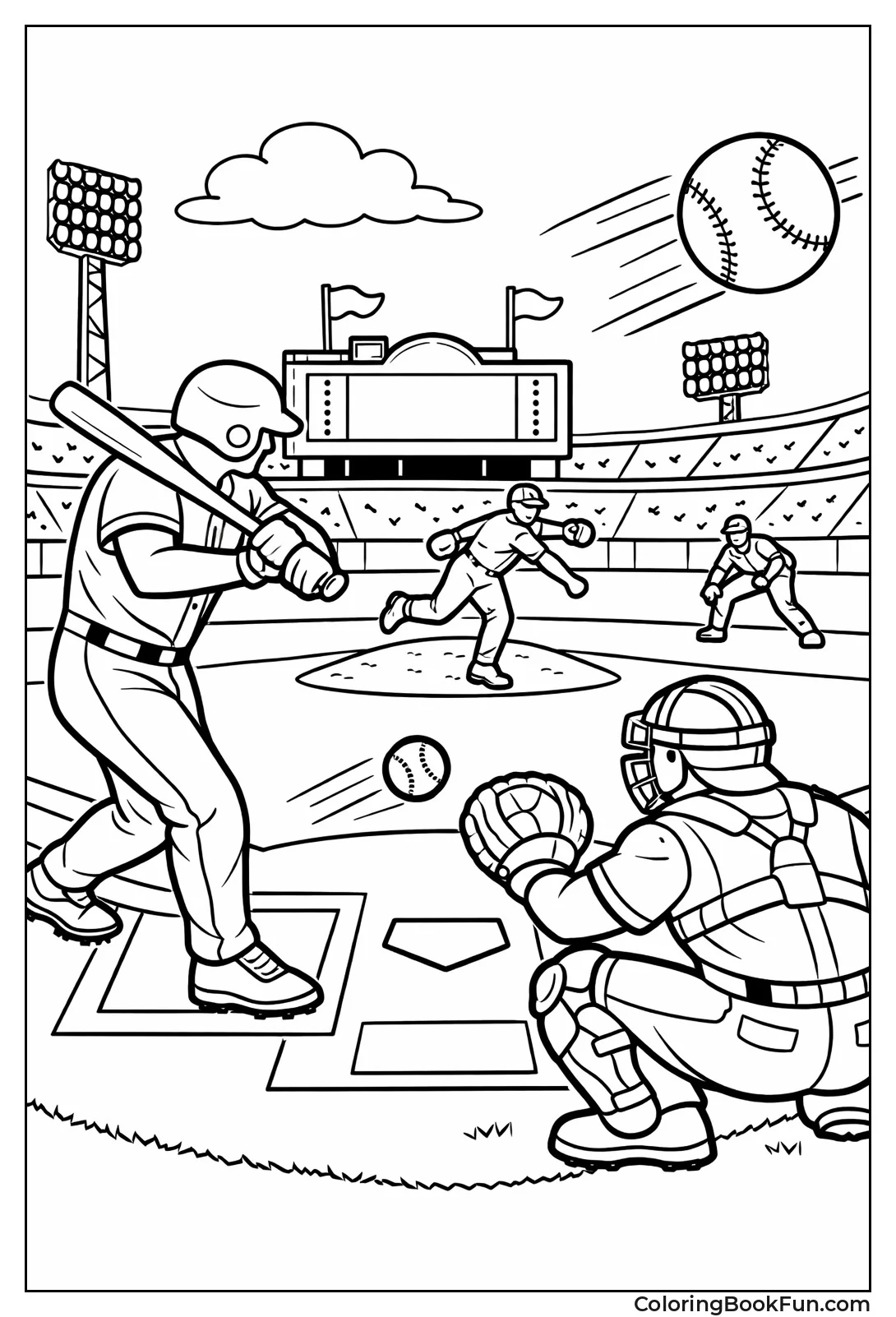 MLB Game Action Scenes