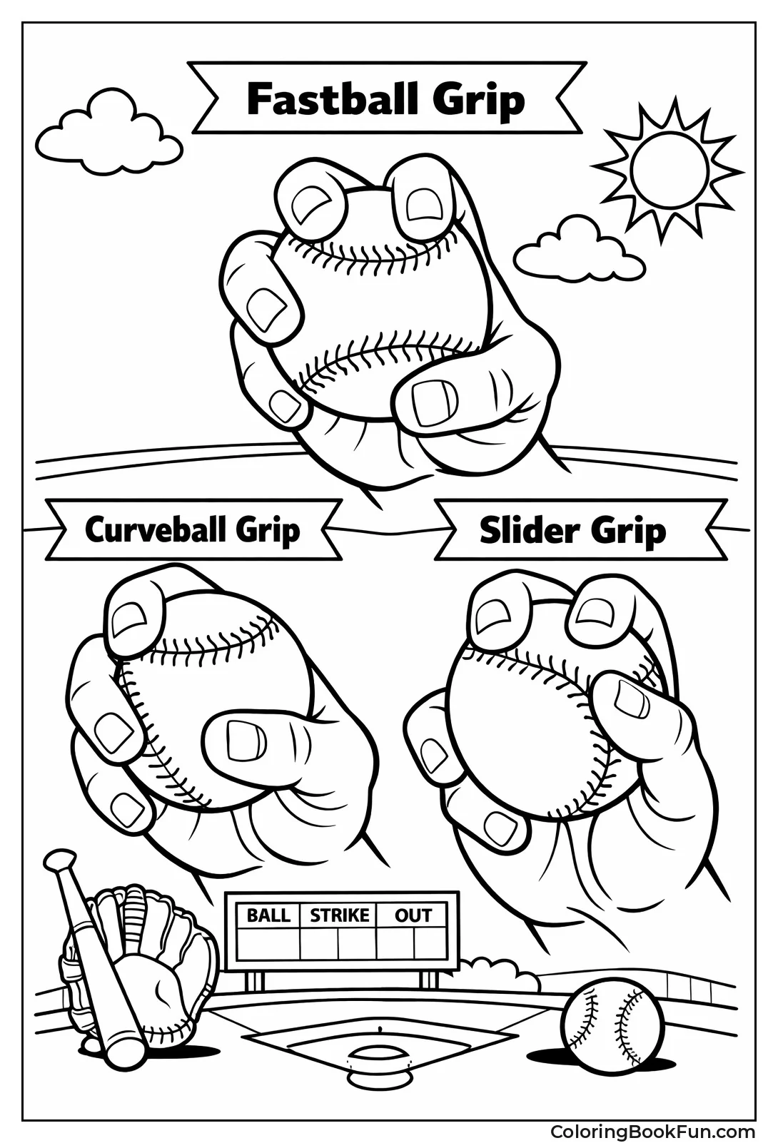 Hands Grip Pitch Types