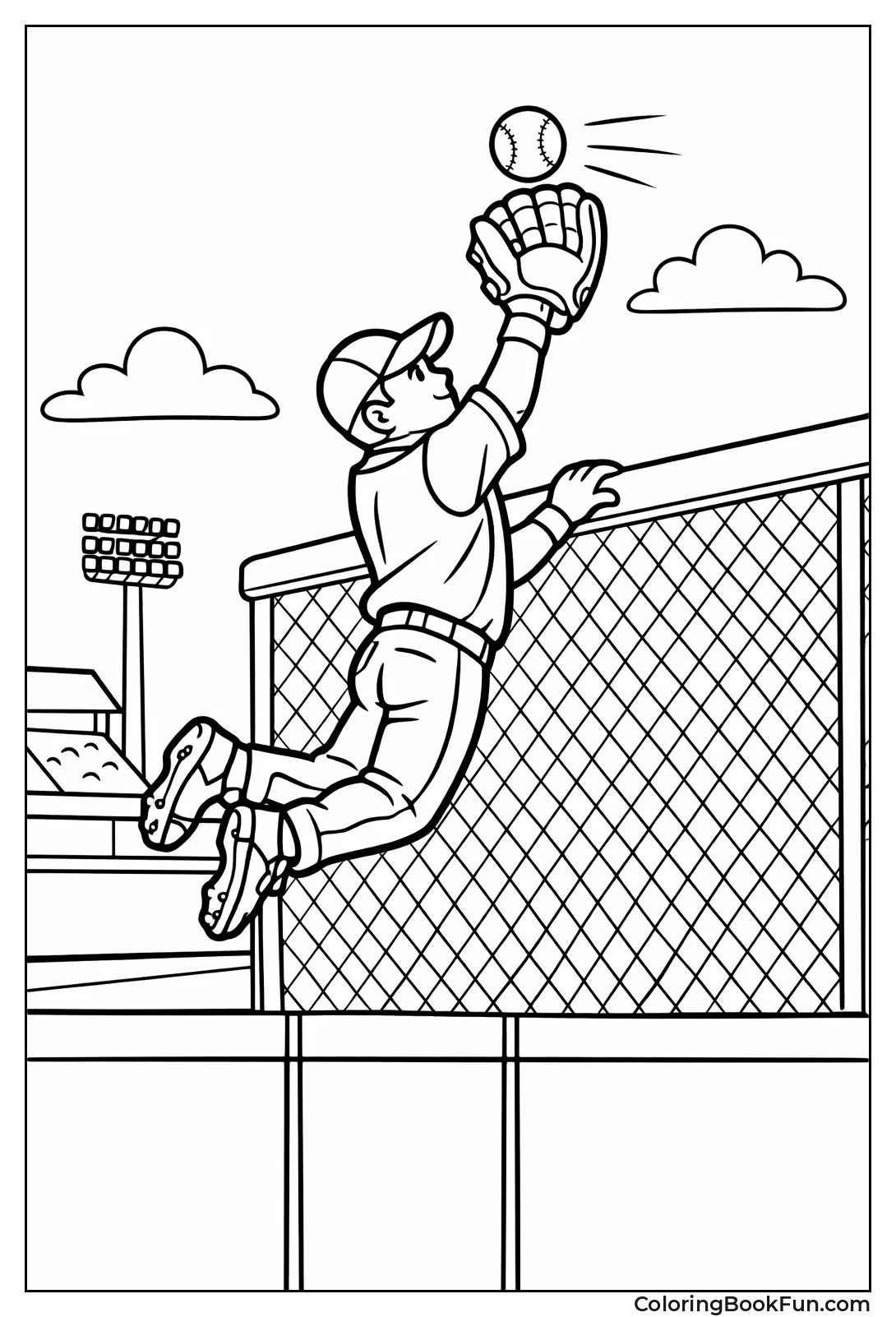 Outfielder Robs Home Run