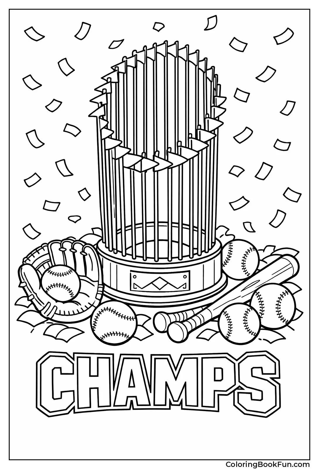 World Series Trophy Shines