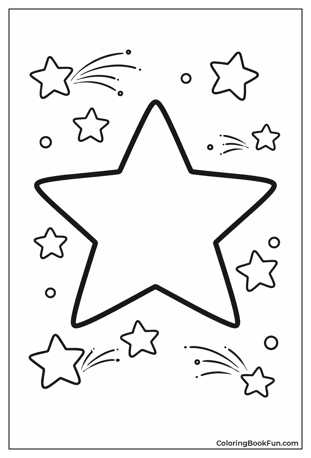 Simple Five-Point Star