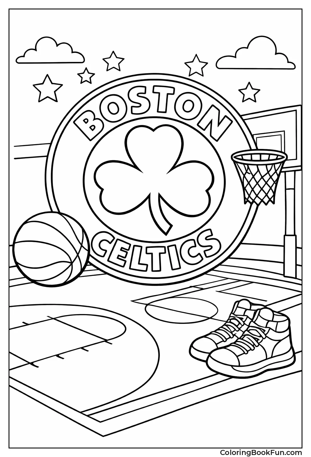 Celtics Shamrock Team Logo