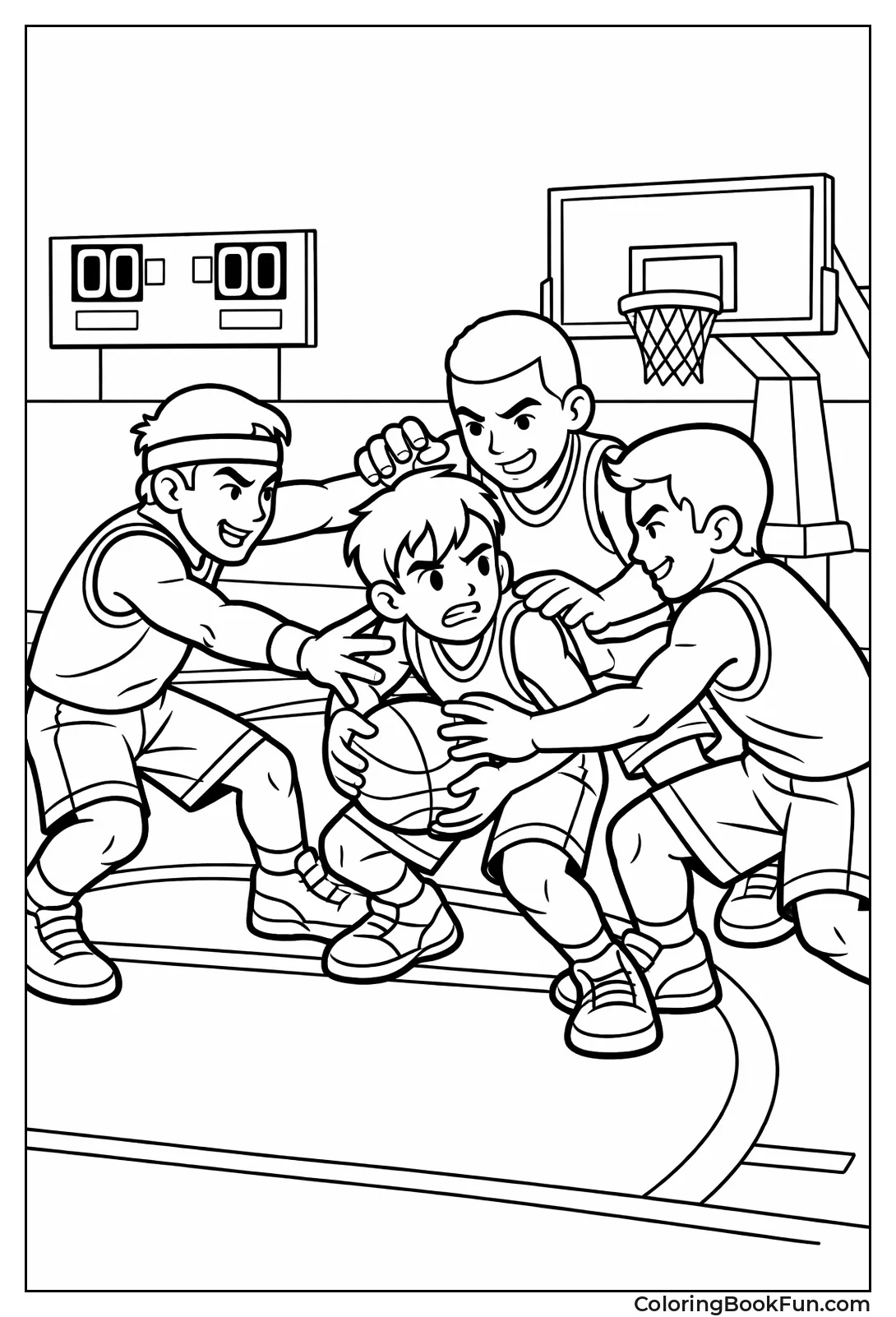 Defense Swarms Full Court Press