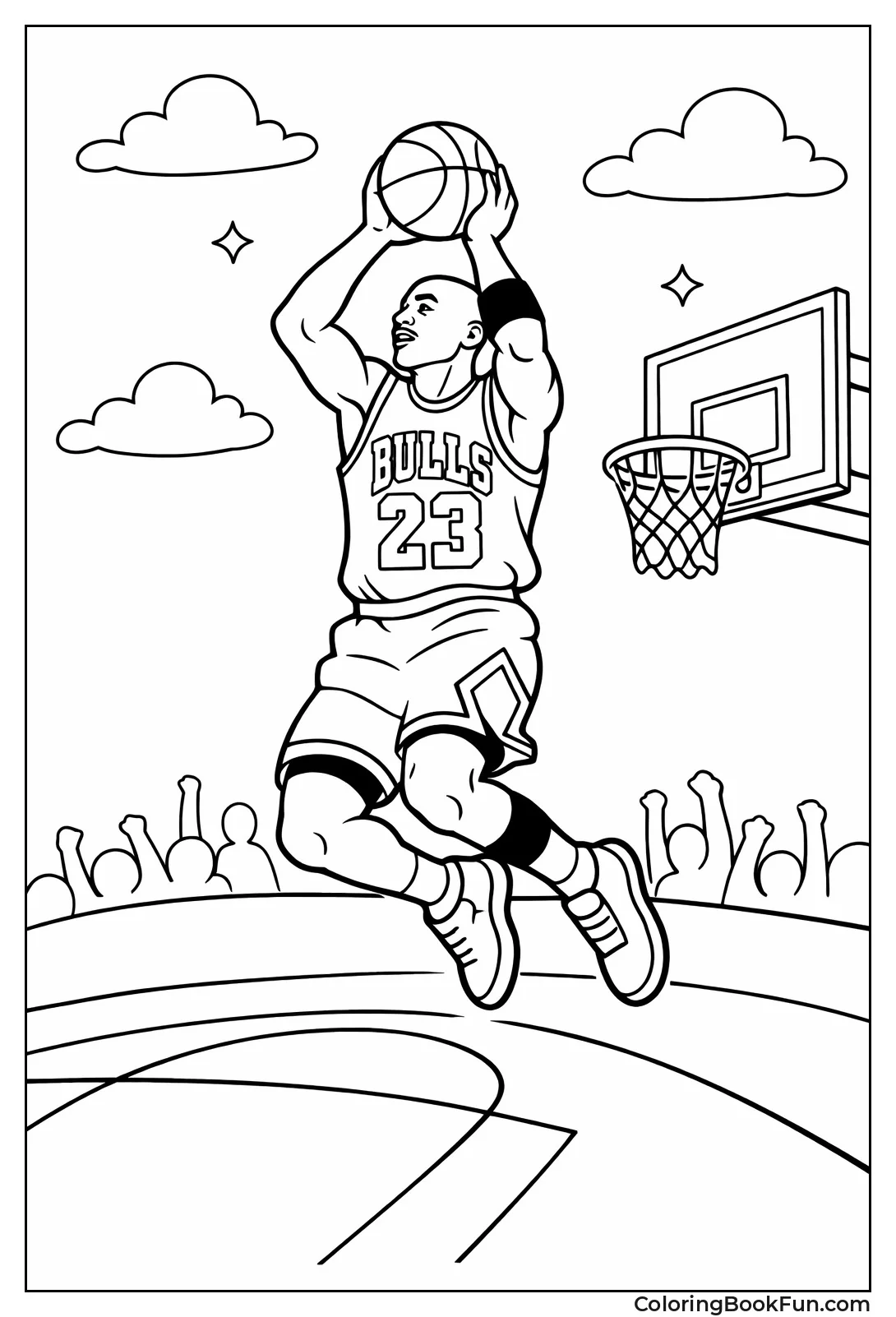 Michael Jordan Jumps Shot