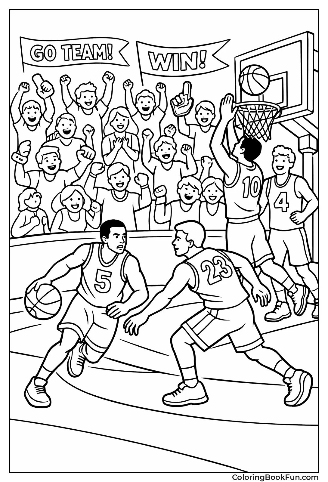 NBA Players in Game Action