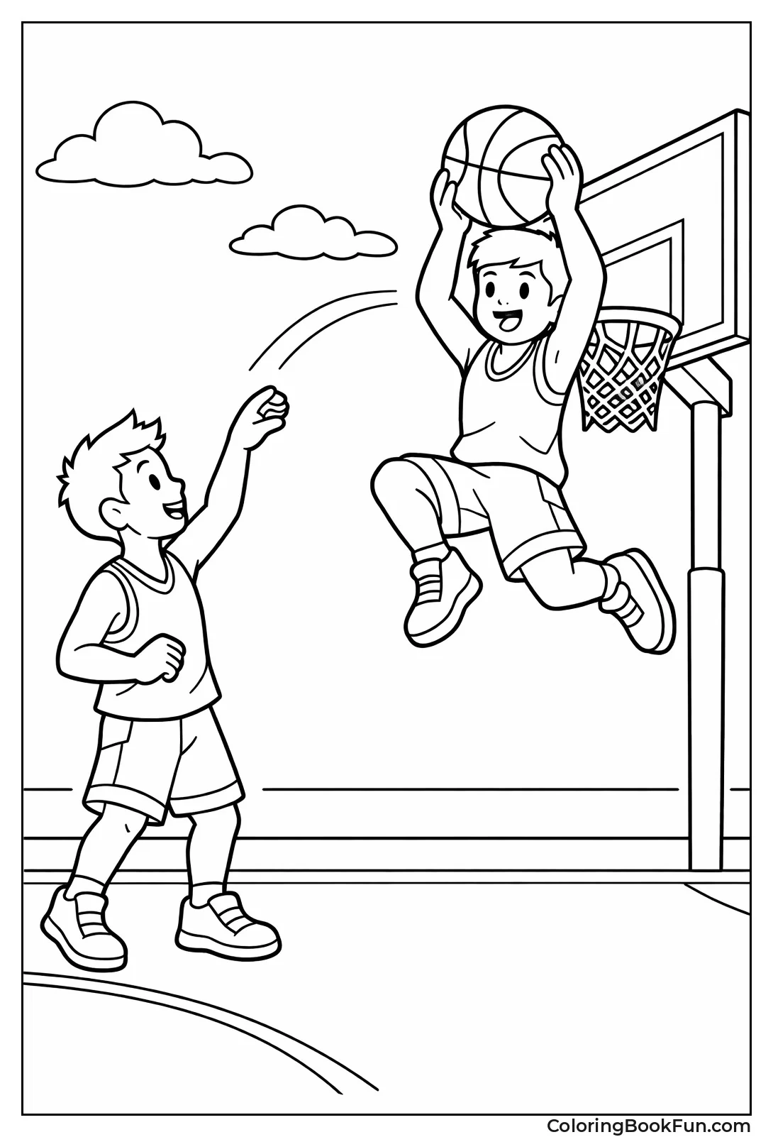 Alley-Oop Pass to Jumper