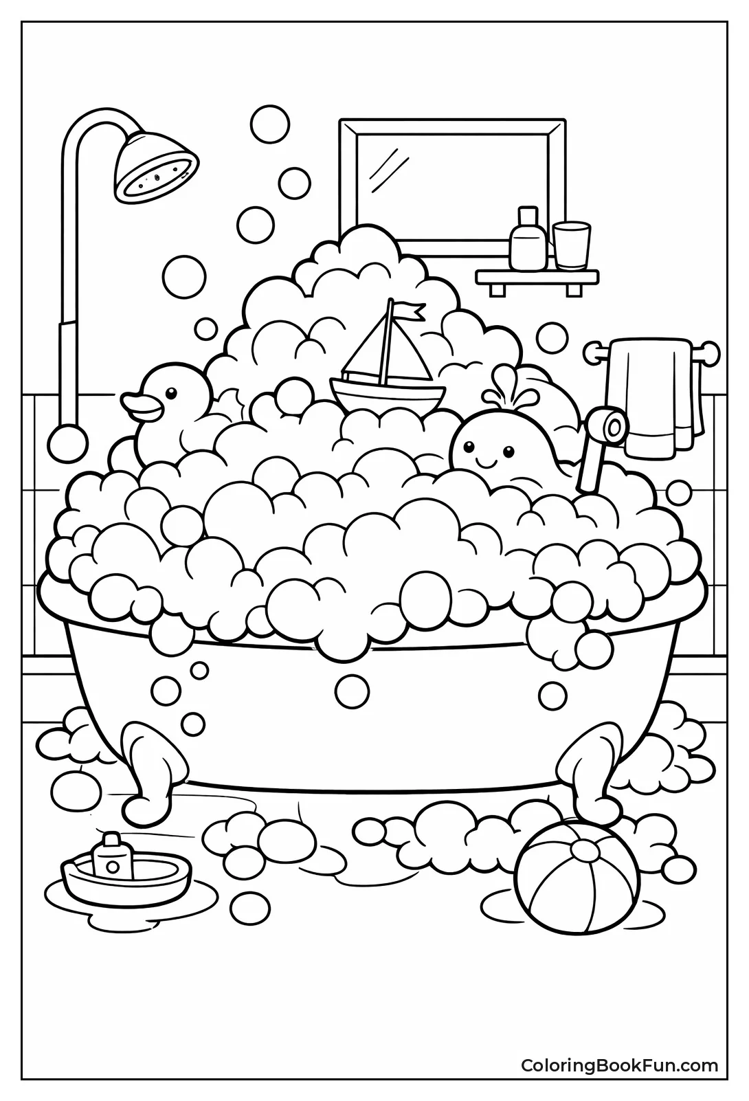 Mountain of Bath Bubbles