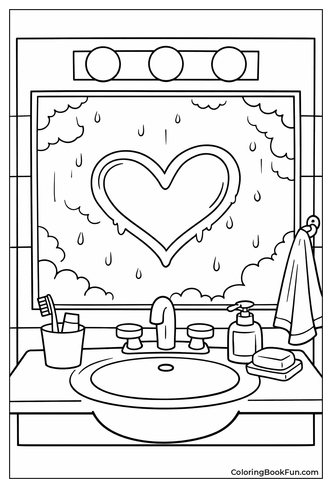 Heart on Foggy Mirror