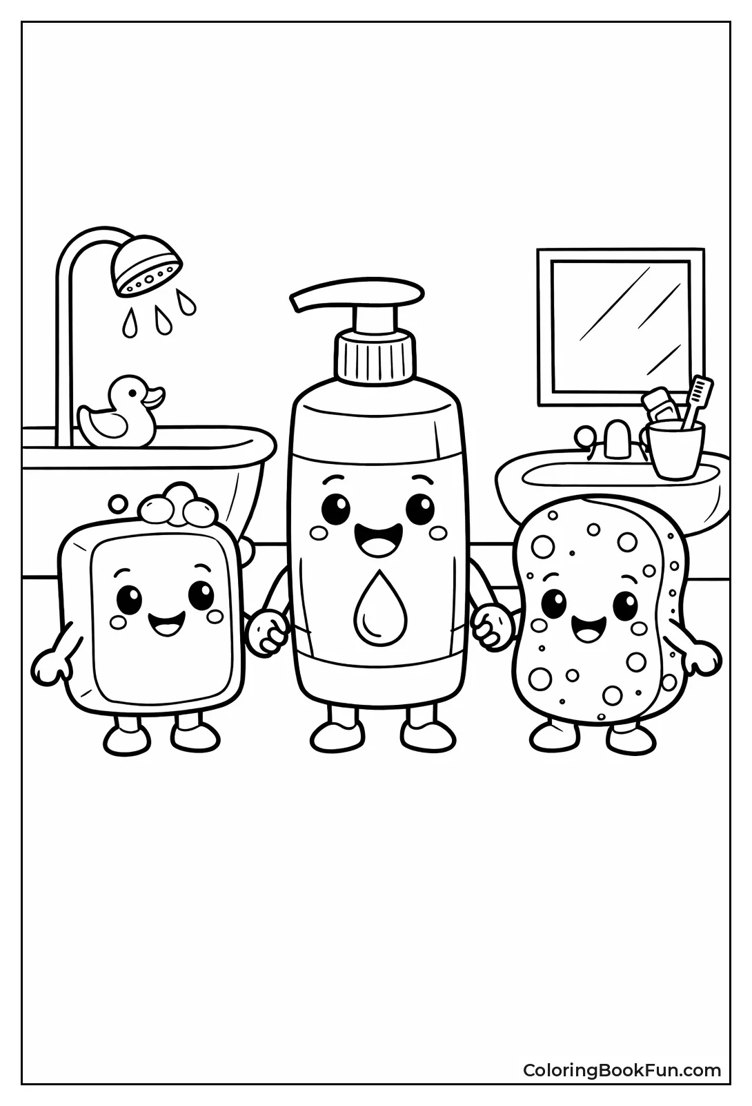 Cute Toiletries Friends