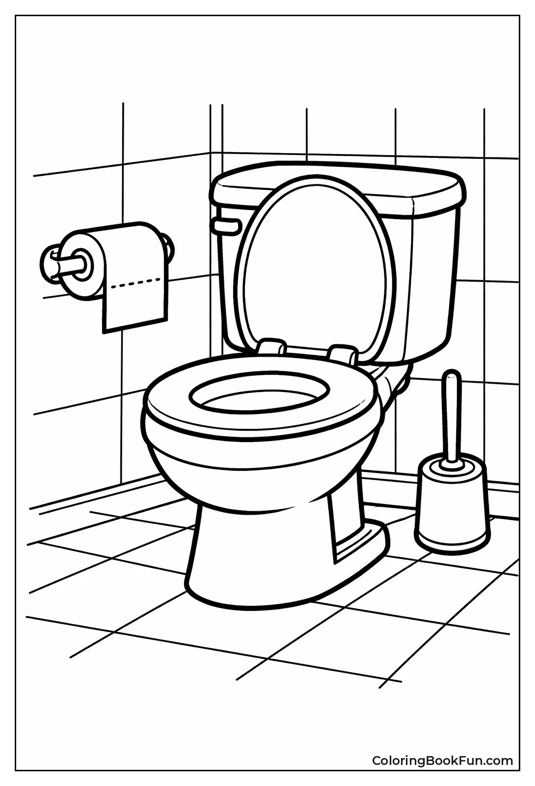 Simple Toilet Outline