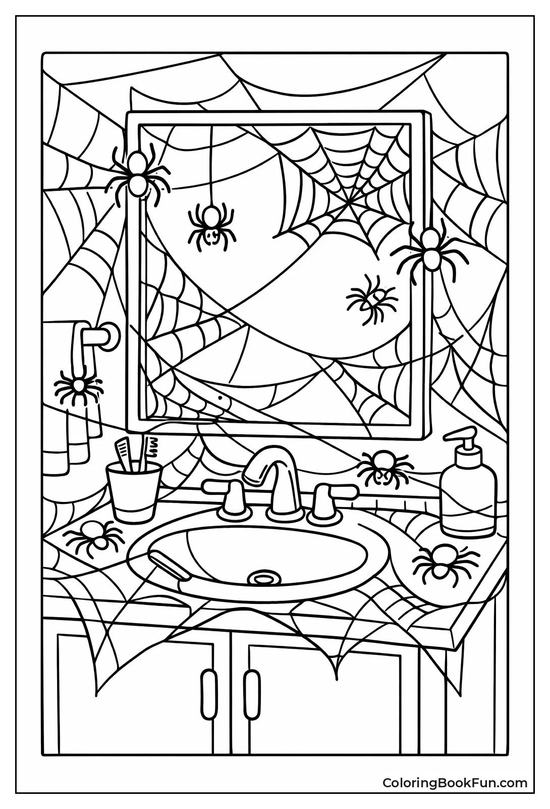 Spooky Halloween Mirror