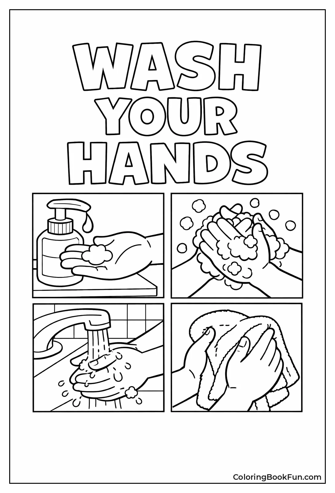 Steps for Washing Hands