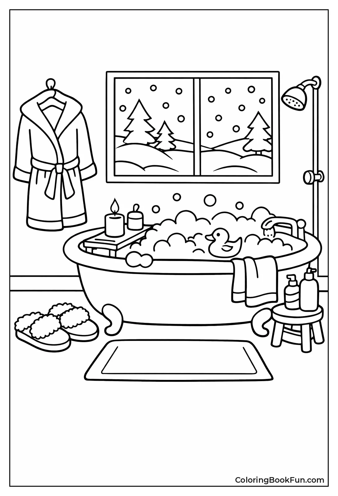Cozy Winter Bath
