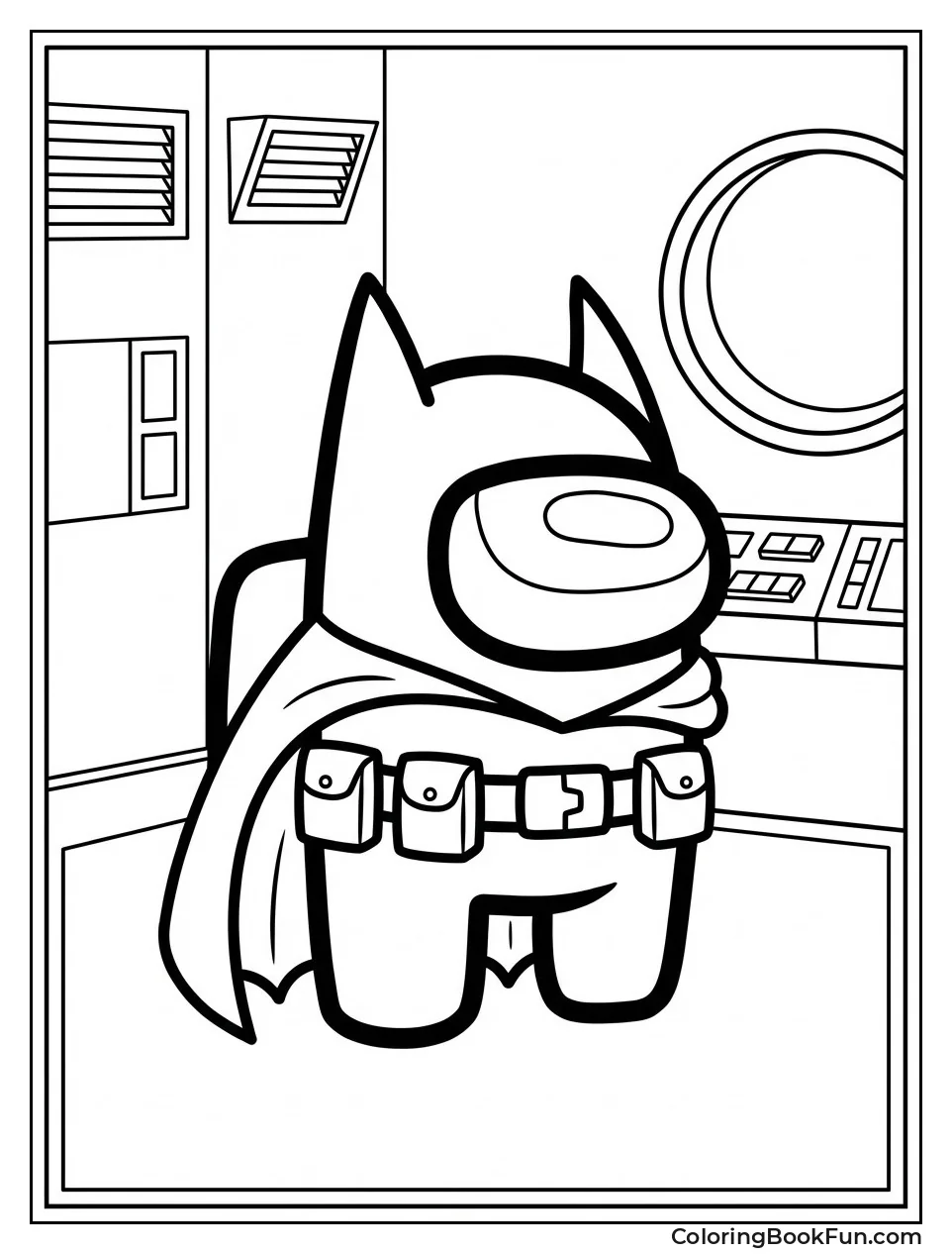 Batman Among Us Crewmate