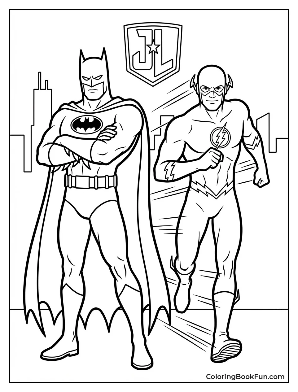 Batman Teams with Flash