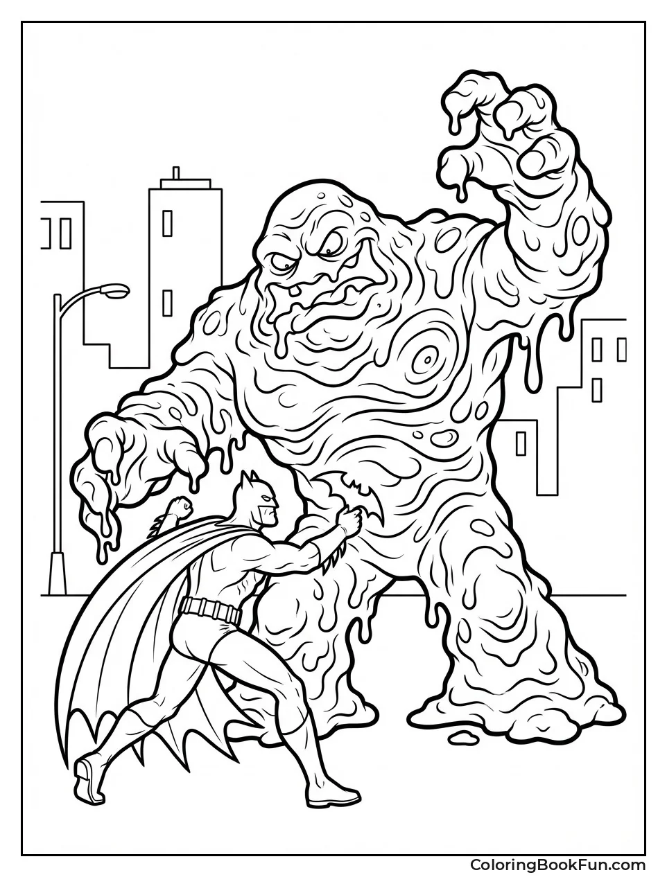 Gooey Clayface Roars Big