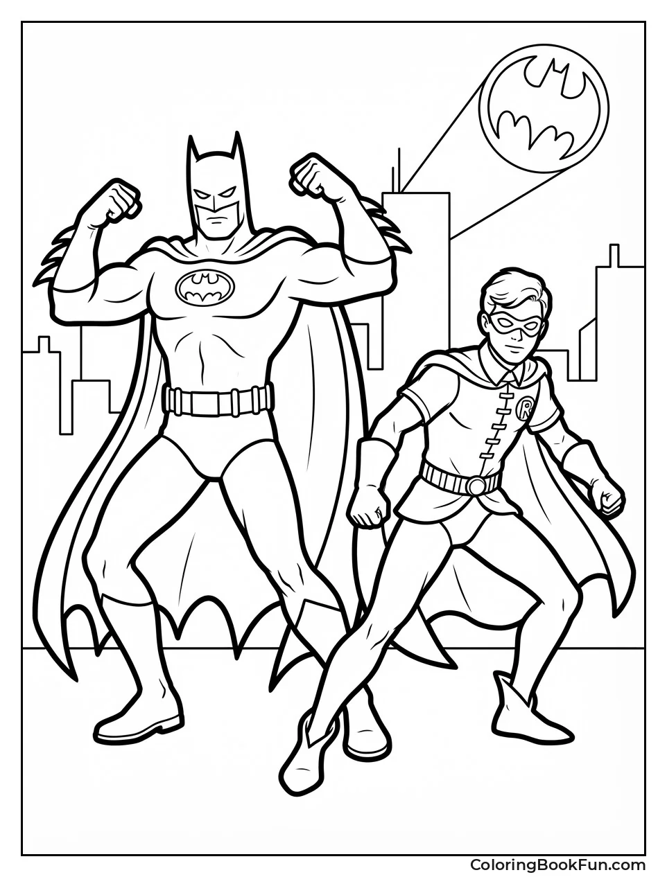 Batman and Robin Pose