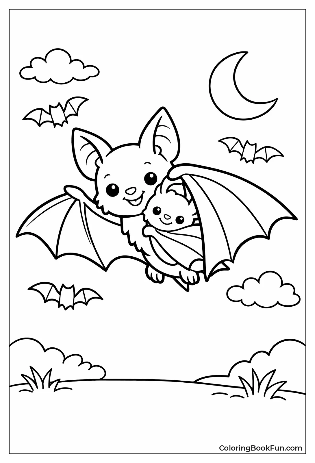 Mom Bat Carrying Pup