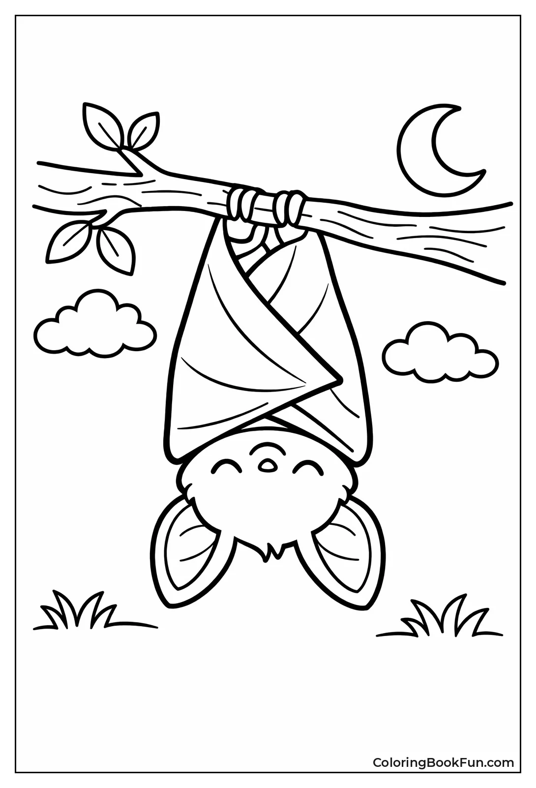 Sleeping Bat Upside Down