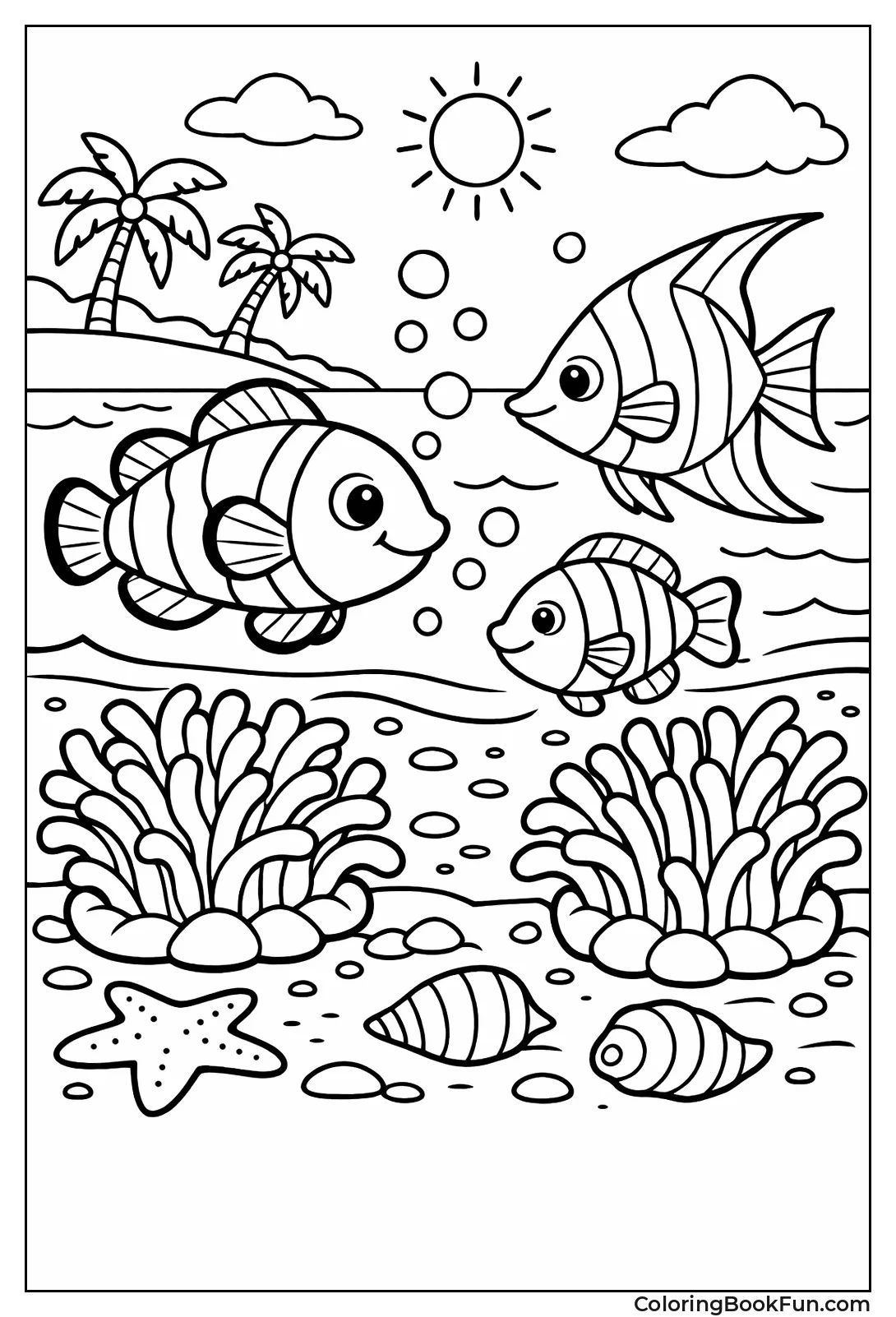 Clownfish in Coral Reef