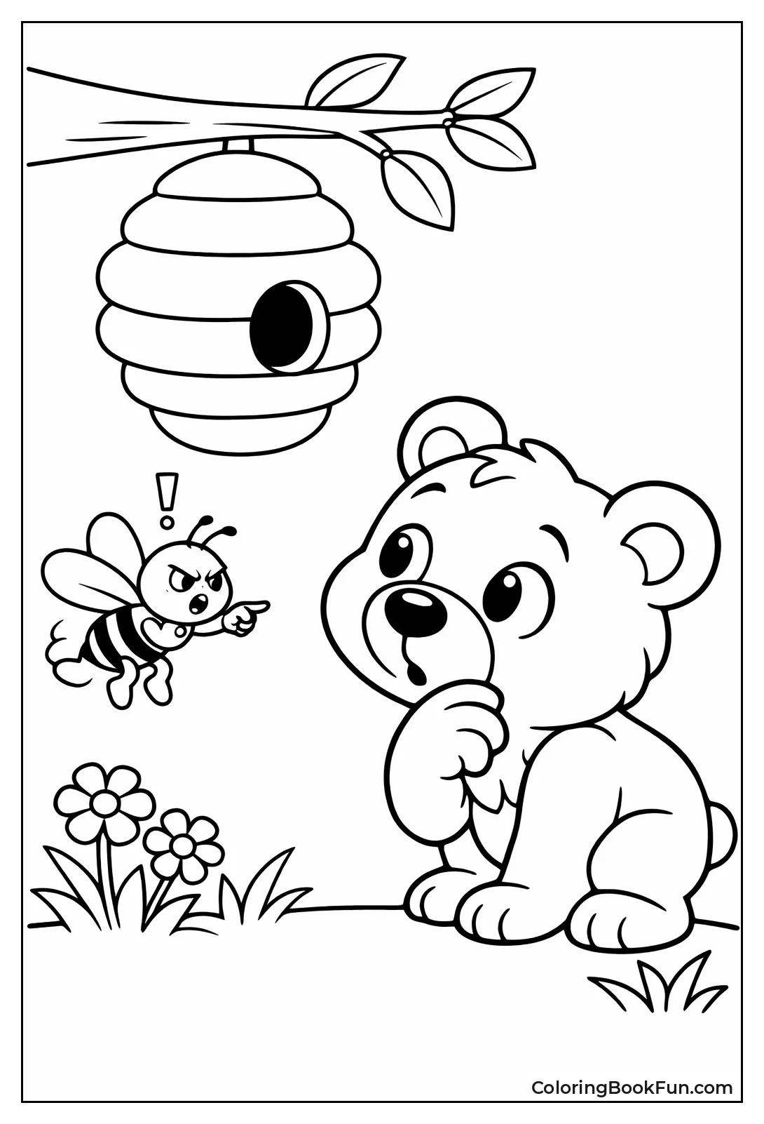 Bear and Scolding Bee