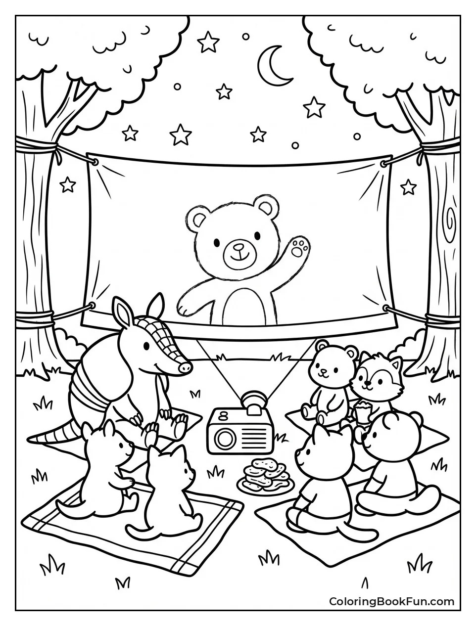 Friends Watch Movie Night