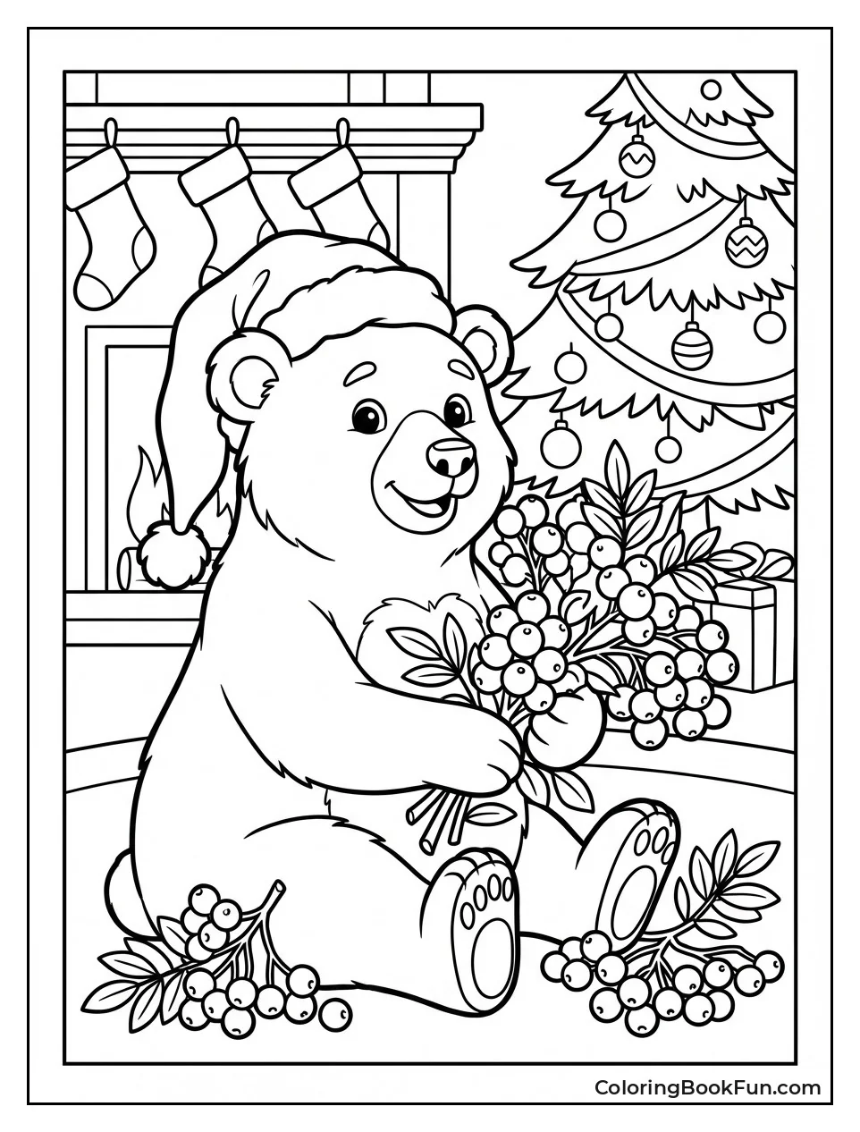 Christmas Tree and Bear