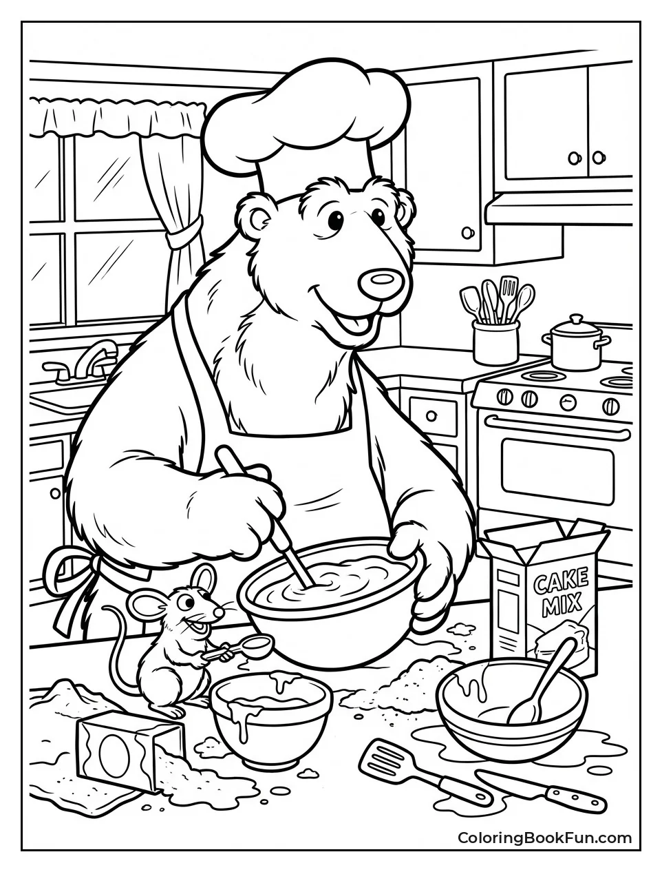 Bear Bakes with Tutter