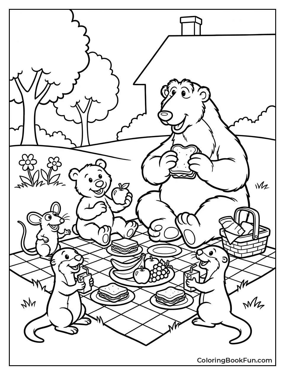 Picnic with Sandwiches