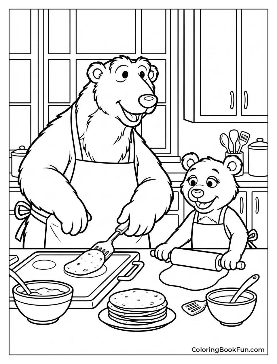Bear Cooks with Ursa