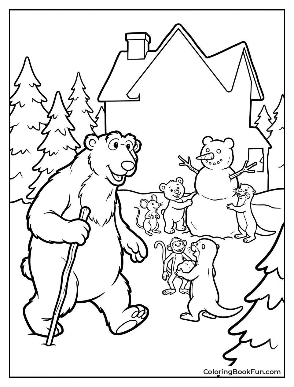 Building Snowbear in Snow