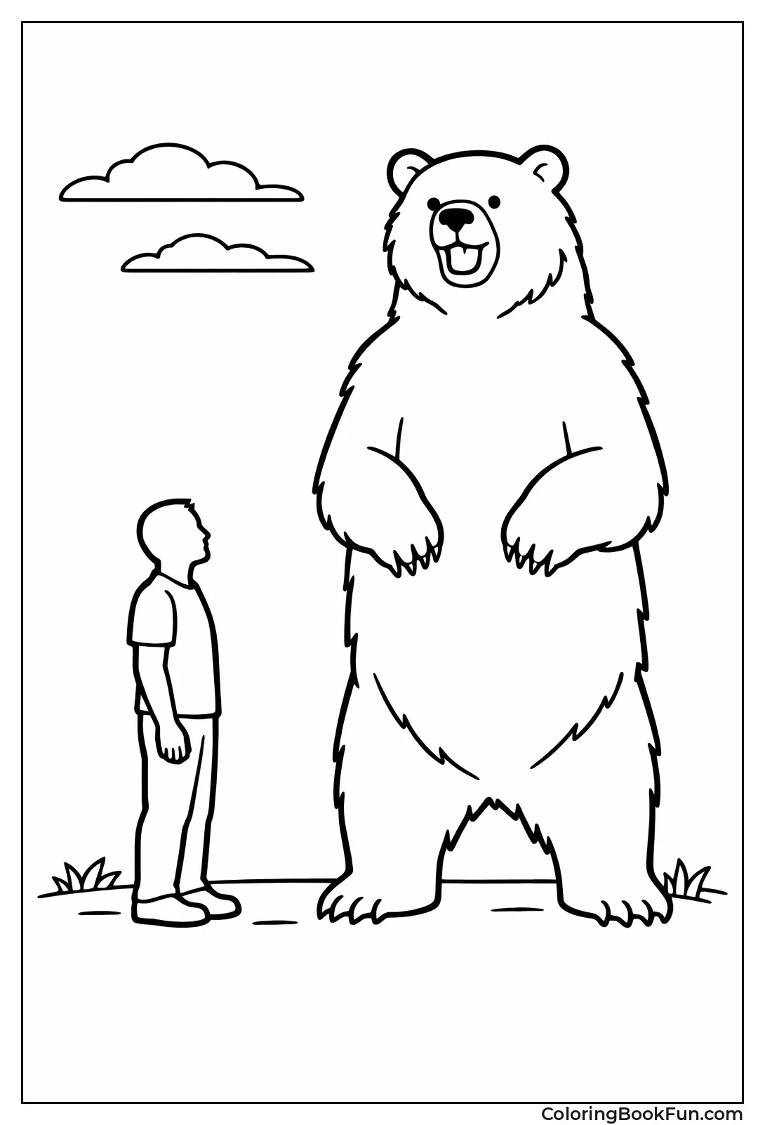 Bear and Human Sizes
