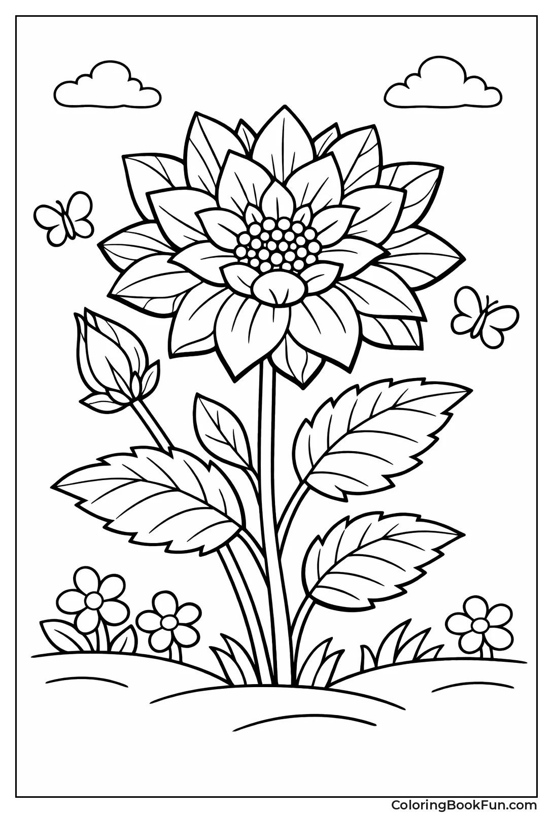 Stunning Flower with Petals